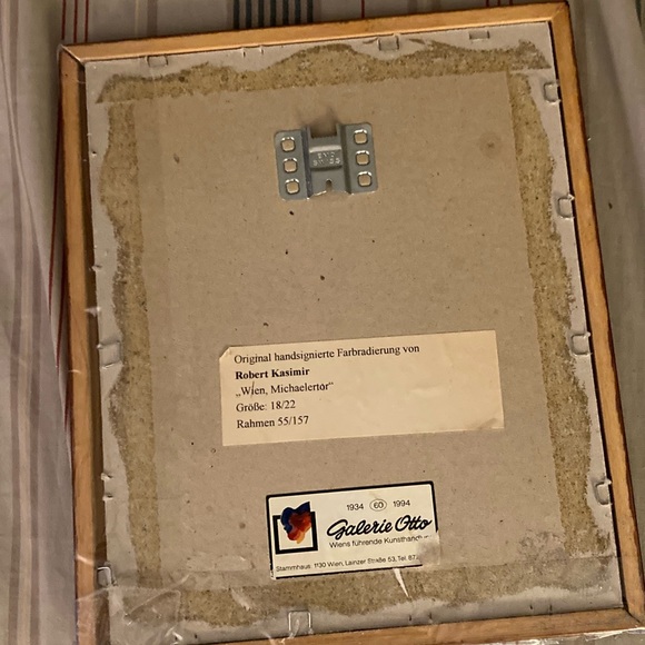 Robert Kasimir Etching Belvedere Gate❤️🌹 - Picture 4 of 7